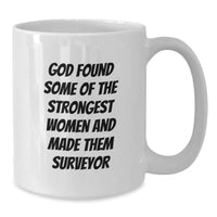 Load image into Gallery viewer, Funny Surveyor Gifts for Women Friends Surveyor Enthusiasts White Coffee Mug from Men - Additional
