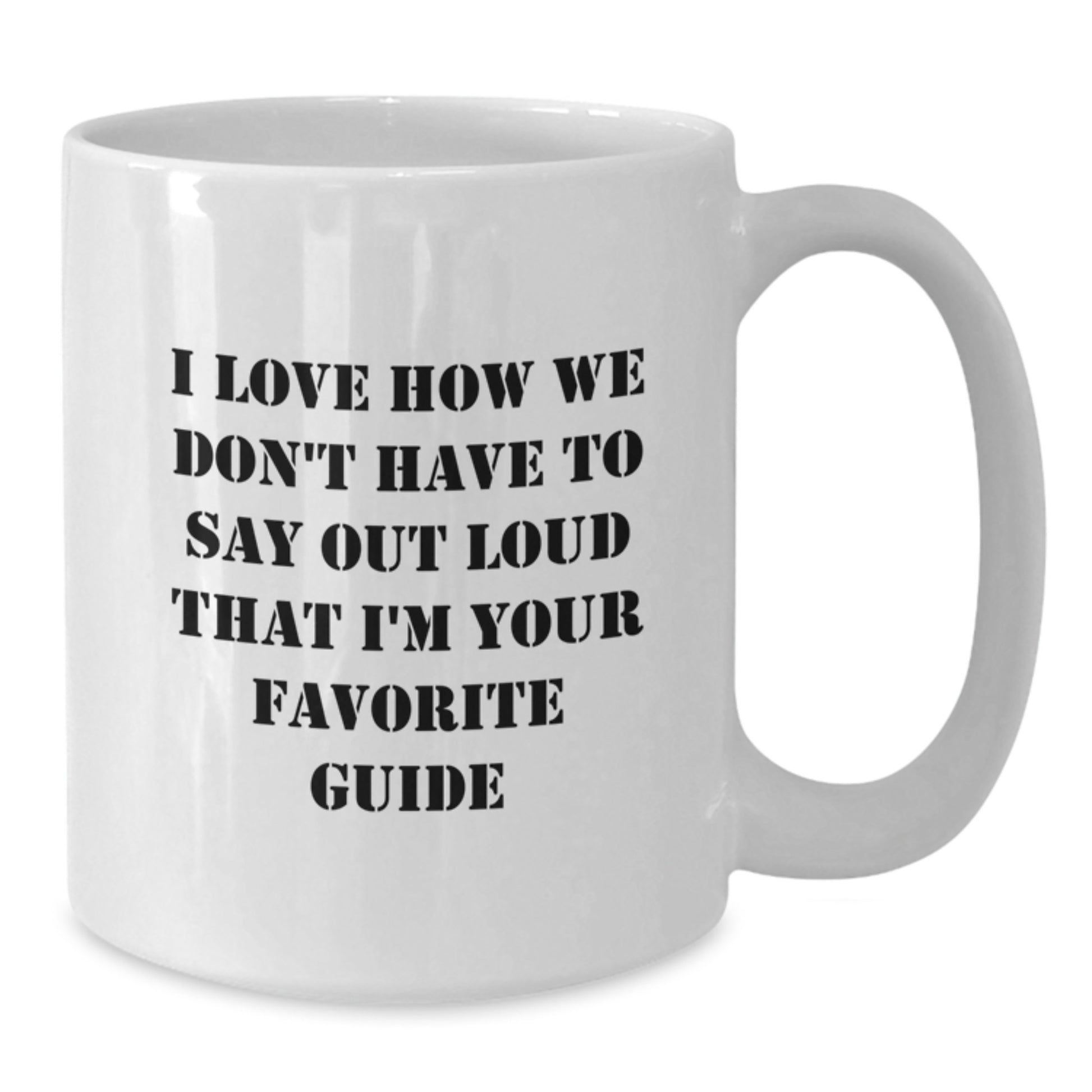 Funny Guide Gifts from Friends, Unique White Coffee Mugs for Guide, Inspirational Quote, Graduation Unique Gifts - Additional