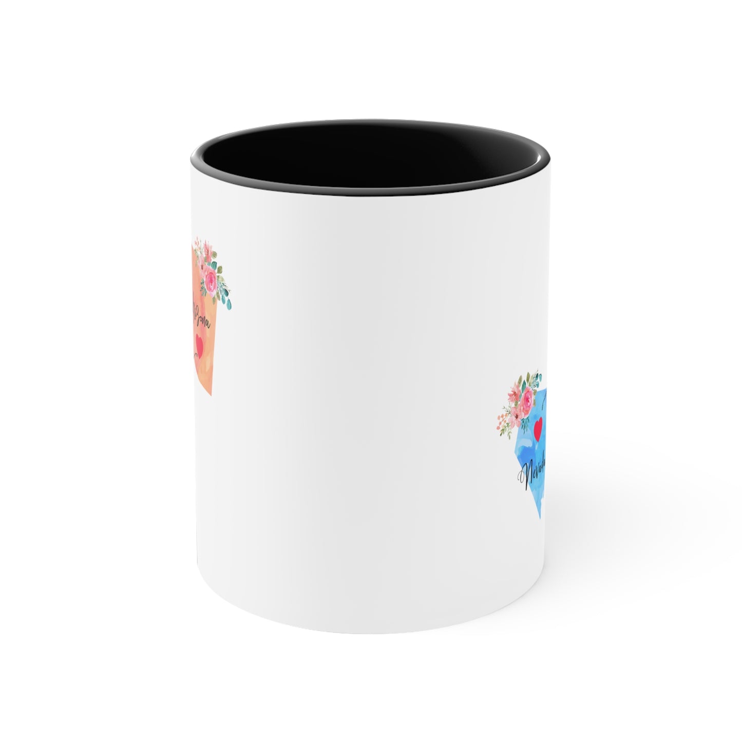 Arizona Nevada Long Distance Coffee Mug - Home State Connection | Moving Away Gift