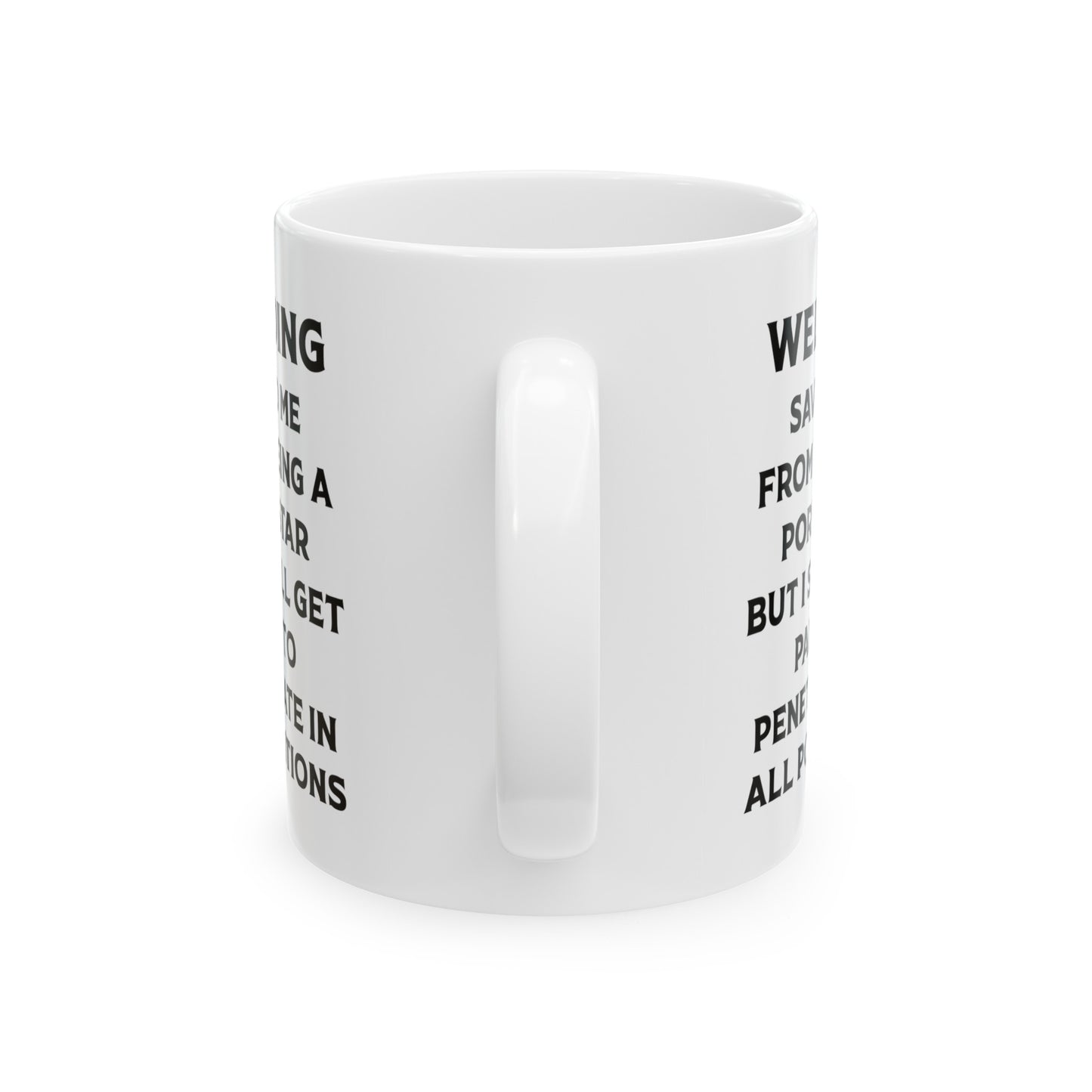 Welder Funny Coffee Mug - Welding Saved Me from Being A Pornstar | Gift for Welders