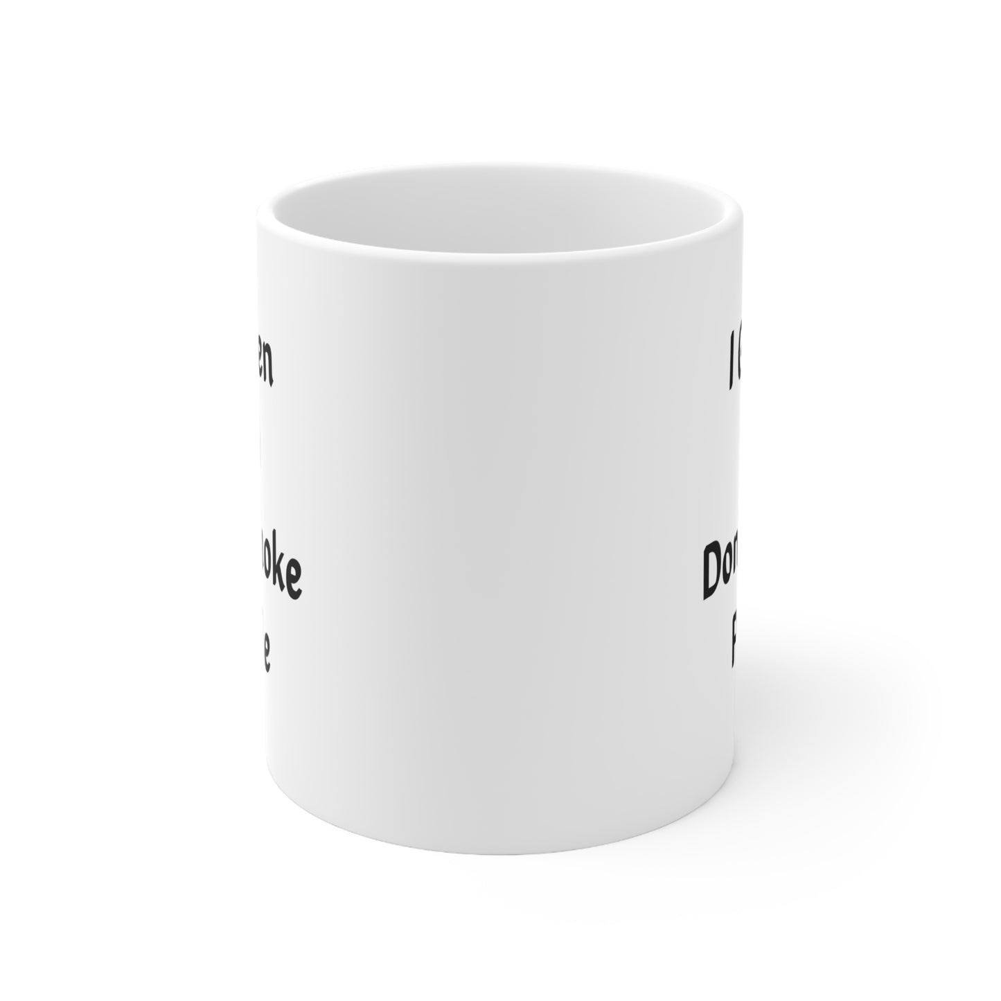 Gardener Funny Coffee Mug - I Garden So I Don't Choke People | Gardening Gift