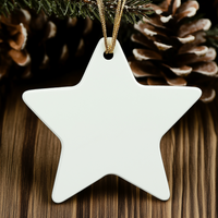 Load image into Gallery viewer, Gifts from Men to School Psychologists - I May Be A School Psychologist, But I Can&#39;t Fix Stupid People. Star Ornament for Christmas - Image 4
