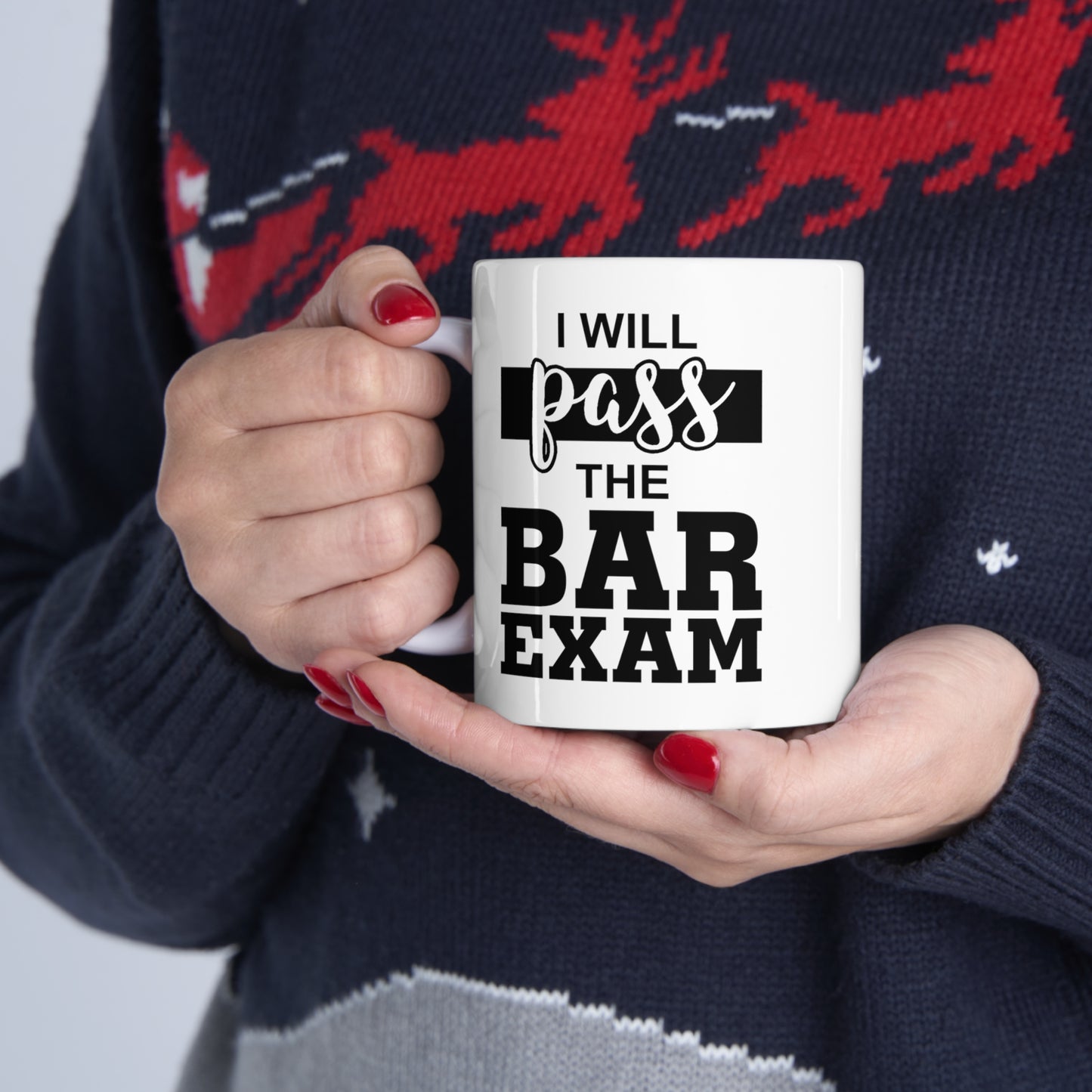 I Will Pass The Bar Exam Coffee Mug - 11oz Mug - Inspiration Gift For Lawyer