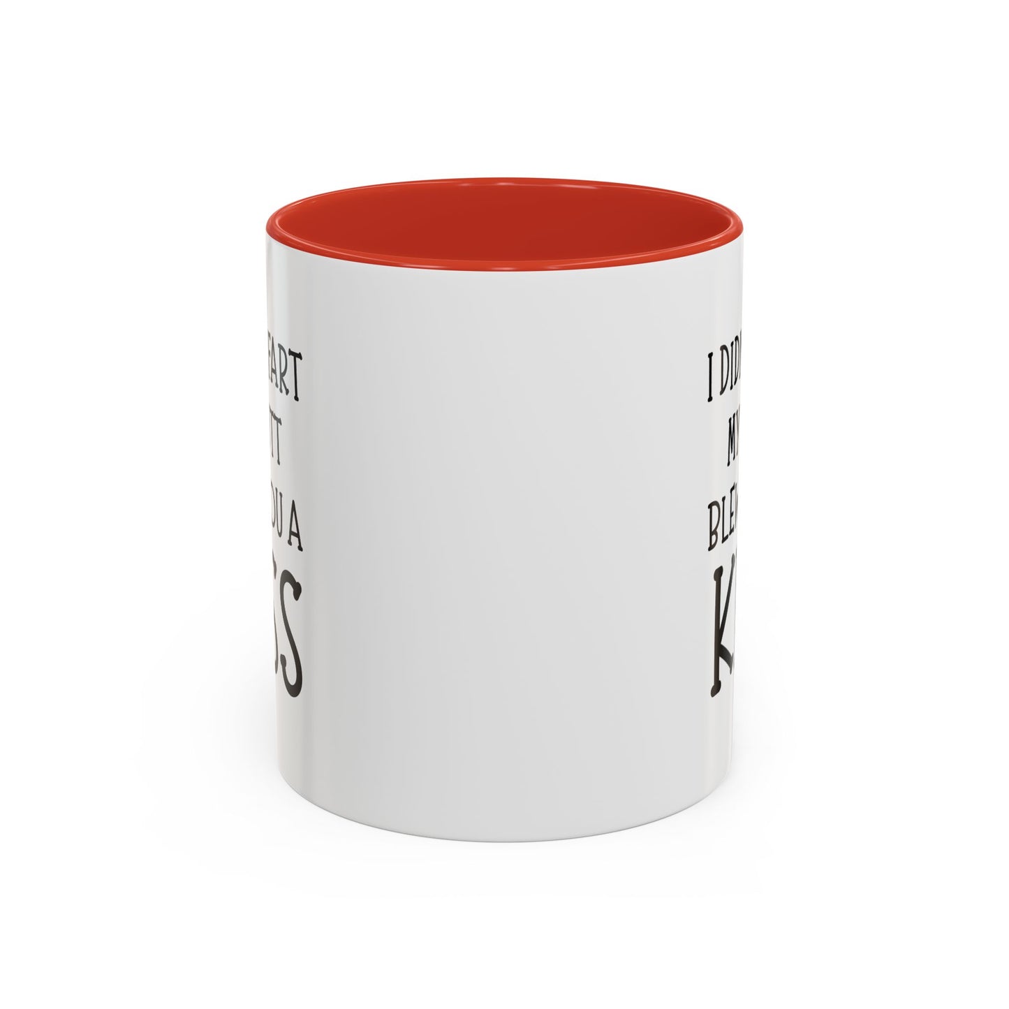 Funny Couple Ceramic Coffee Mug - I Didn't Fart My Butt Blew You A Kiss | Valentine's Day Gift