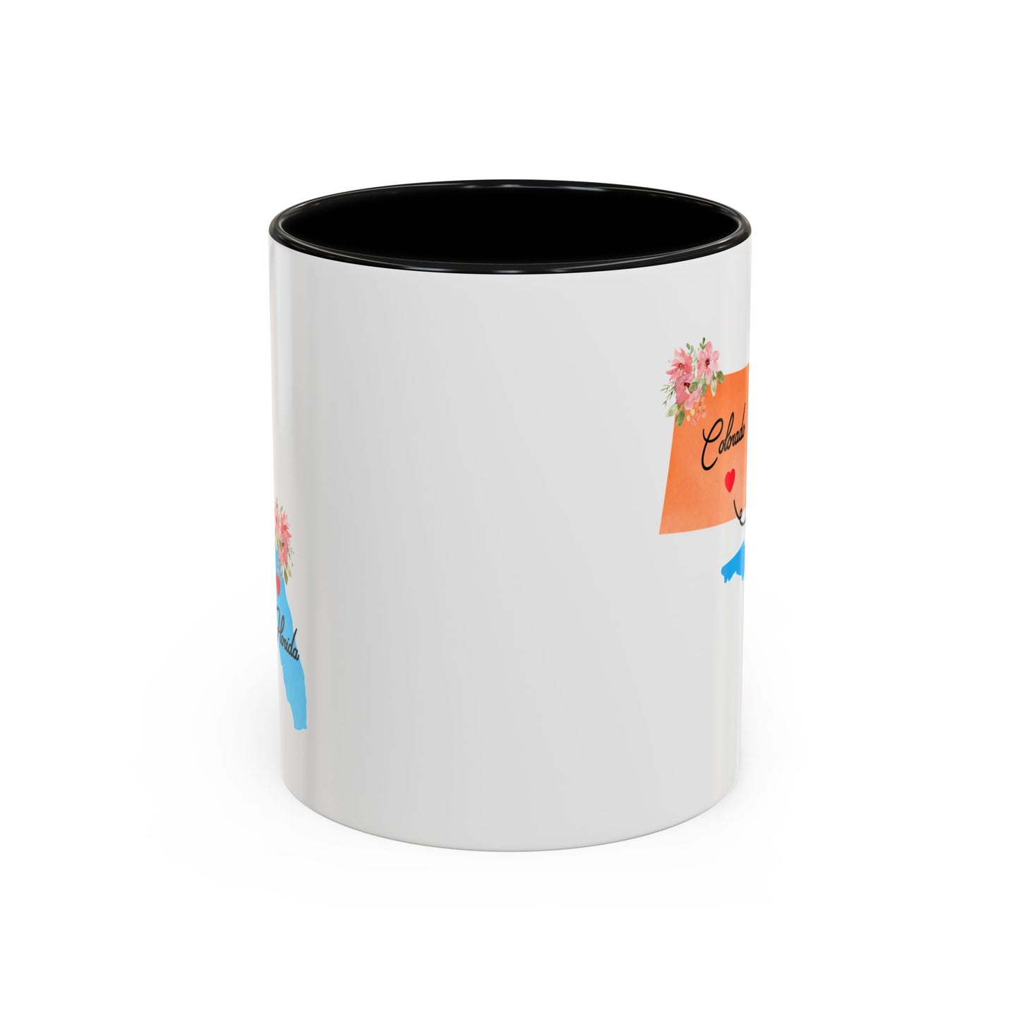 Long Distance Family Coffee Mug - Colorado & Florida Design | Moving Away Gift