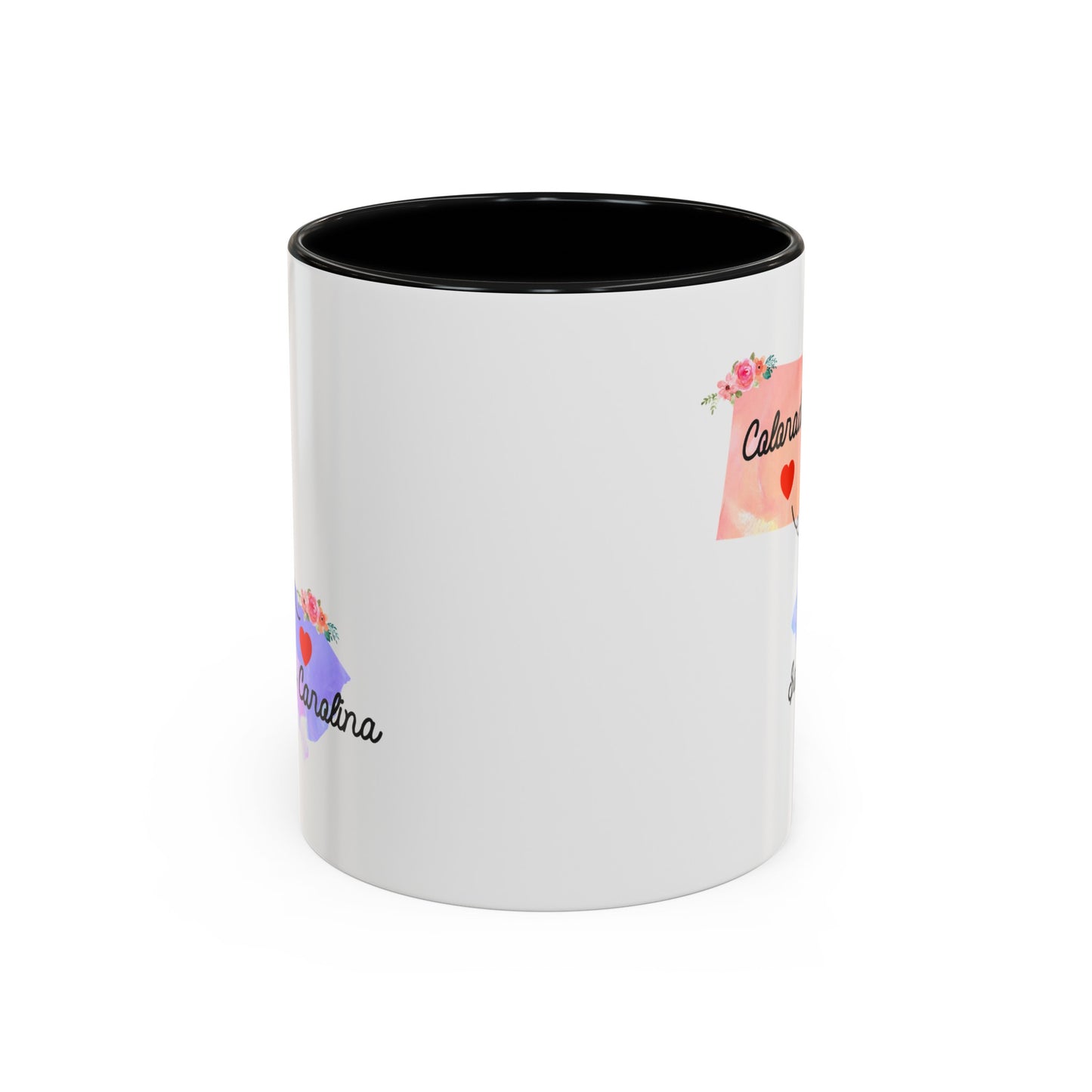 Long Distance Family Coffee Mug - Colorado & South Carolina Design | Moving Away Gift