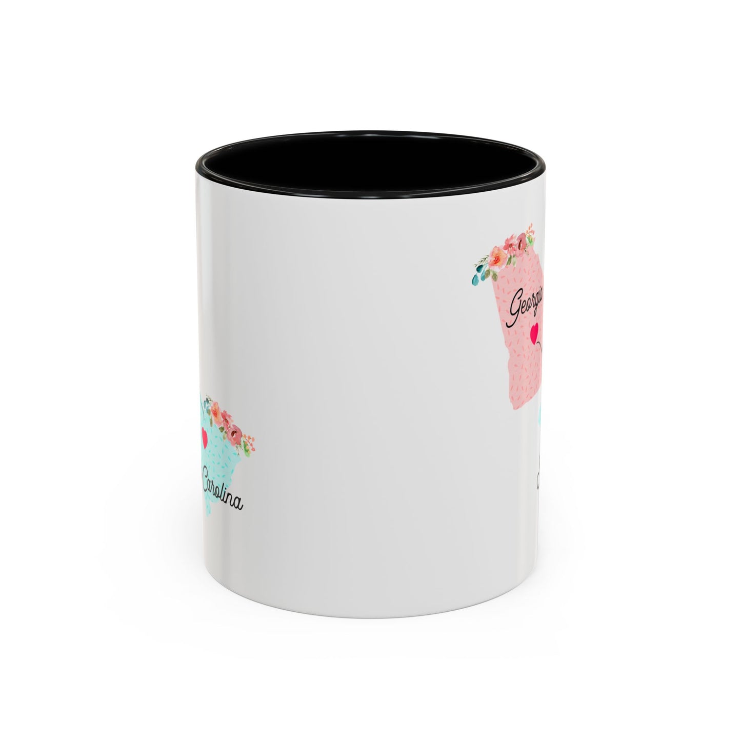 Long Distance Love Coffee Mug - Georgia & South Carolina Design | Moving Away Gift