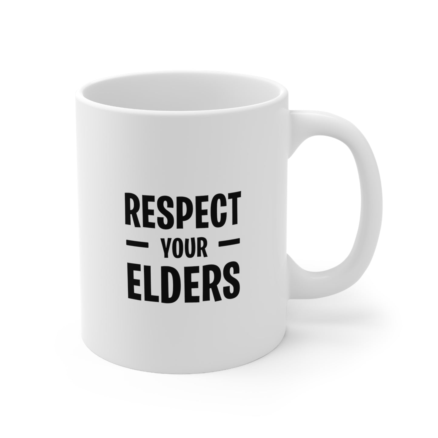 Gift for Parents Ceramic Coffee Mug - Respect Your Elders | Birthday Gift