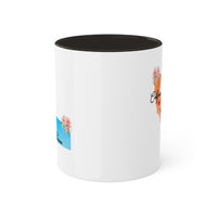 Load image into Gallery viewer, Long Distance Relationship Coffee Mug - California &amp; Kansas Design | Moving Away Gift
