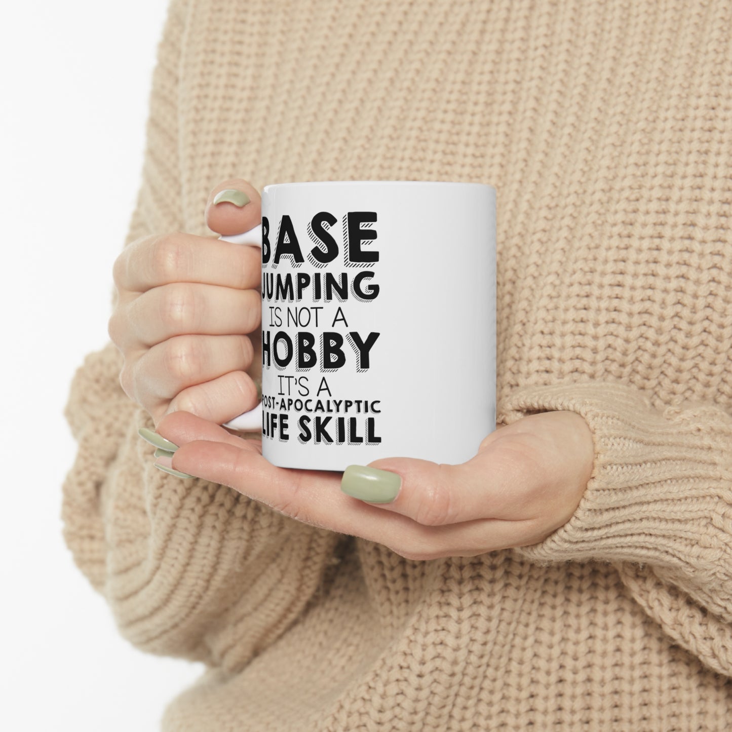 BASE Jumping Coffee Mug - Not a Hobby Design | Birthday Gift