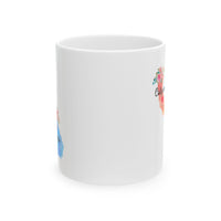 Load image into Gallery viewer, Mom and Dad Long Distance Coffee Mug - California and Georgia Design | Perfect Gift for Parents
