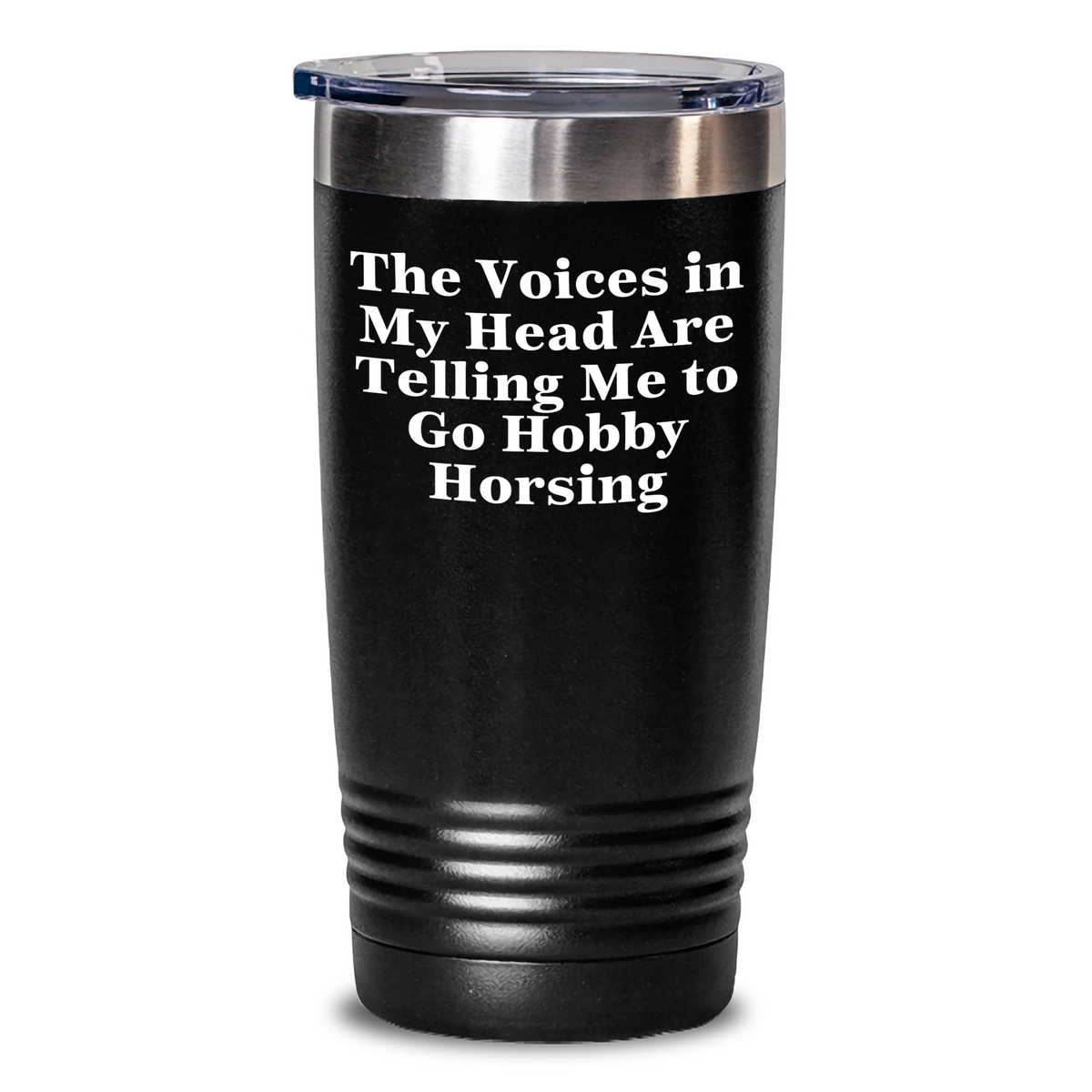 Hobby Horsing Funny Gifts from Friends - Inspirational Tumbler for Men, Gifts for Hobby Horsing Enthusiasts, Keeps Drinks Hot and Cold, 20oz or 30oz Capacity - Main