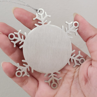 Load image into Gallery viewer, Jeweler&#39;s Laughter: Do Not Make Me Use My Jeweler Voice Snowflake Ornament - Funny Christmas Unique Gifts from the Jeweler to Your Favorite Funny Relative, Friend, or Coworker - Image 4
