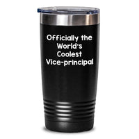 Load image into Gallery viewer, Vice-principal Gifts from Friends for The World&#39;s Coolest Vice-principal, Funny Insulated Tumbler for Christmas Unique Gifts - Main

