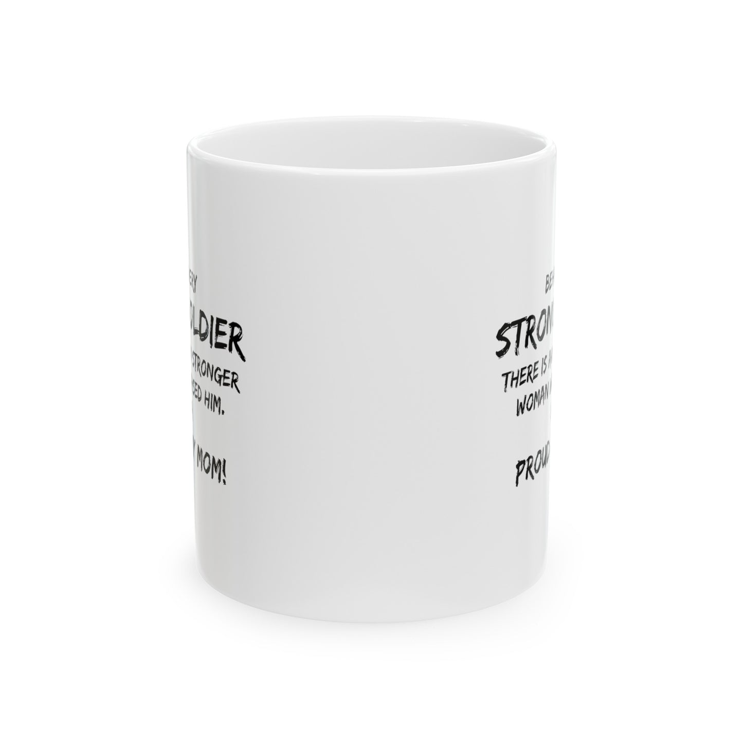 Army Mom Ceramic Coffee Mug - Proud Support Design | Military Appreciation Gift