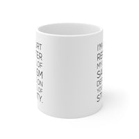 Load image into Gallery viewer, I&#39;m A Court reporter. My Level Of Sarcasm Depends On Your Level Of Stupidity. - Funny Court reporter 11oz Coffee Mug - Best Inspirational Gifts For Me
