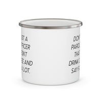 Load image into Gallery viewer, Parole Officer Camping Mug - Don&#39;t Trust a Parole Officer Design | Funny Gift for Friends
