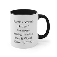 Load image into Gallery viewer, Puzzle Lover Coffee Mug - Funny Holiday Design | Gift for Puzzle Enthusiasts
