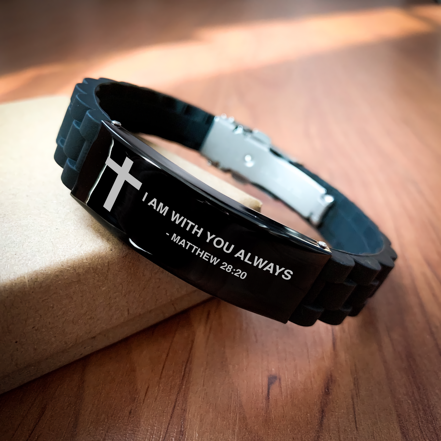 Teenager Engraved Bible Verse Bracelet - I Can Do All Things | Confirmation Gift