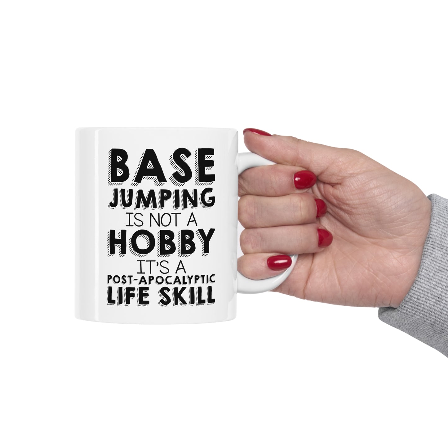 BASE Jumping Coffee Mug - Not a Hobby Design | Birthday Gift