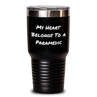 Load image into Gallery viewer, Funny Rescue Worker Gifts from Men to Rescue Worker, My Heart Belongs To A Rescue Worker Tumbler, Stainless Steel, 20oz or 30oz Capacity, Perfect for Father&#39;s Day - Main
