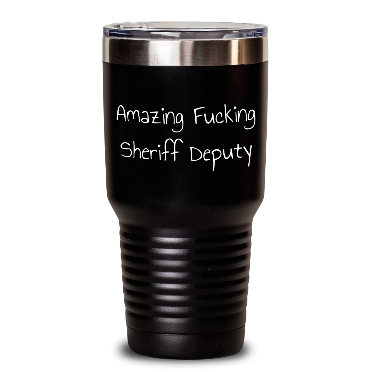 Funny Sheriff Deputy Gifts, Amazing Quote Tumbler for Sheriff Deputy, Father's Day Unique Gifts from Men to Sheriff Deputy - Main