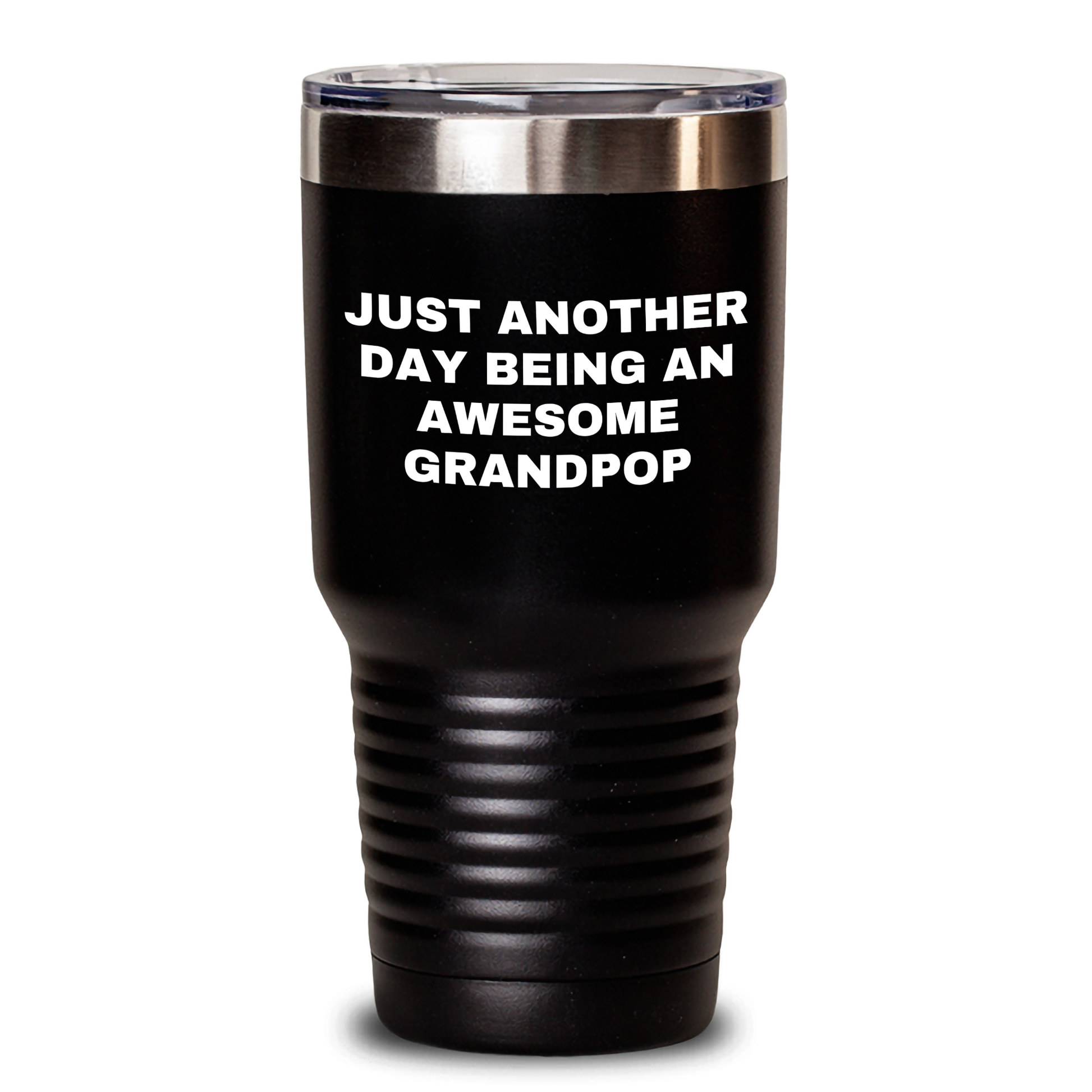 Funny Grandpop Gifts from Friends, Family for Men, Unique Graduation Gifts for Grandpop, 'Just Another Day Being An Awesome Grandpop' Tumbler - Main