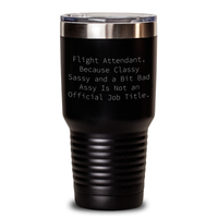 Load image into Gallery viewer, Gifts from Family to Flight Attendants, Inspirational Quotes, 20oz or 30oz Tumblers, Graduation Unique Gifts - Main
