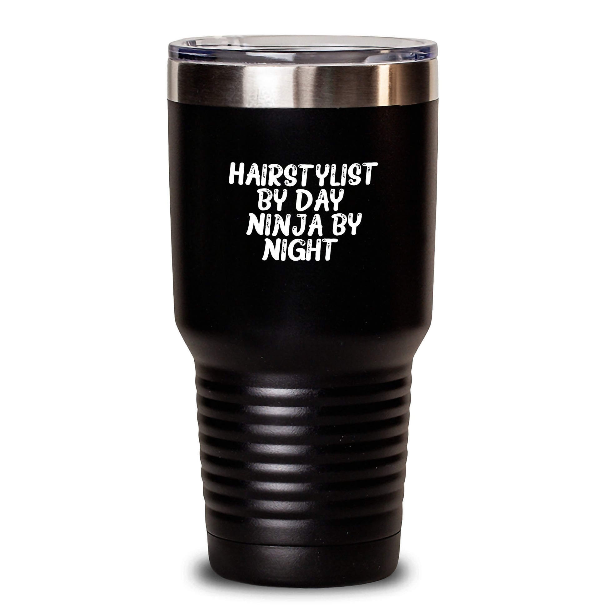 Hairstylist Gifts from Friends - Funny Birthday Tumbler for Hairstylists By Day Ninja By Night - Main