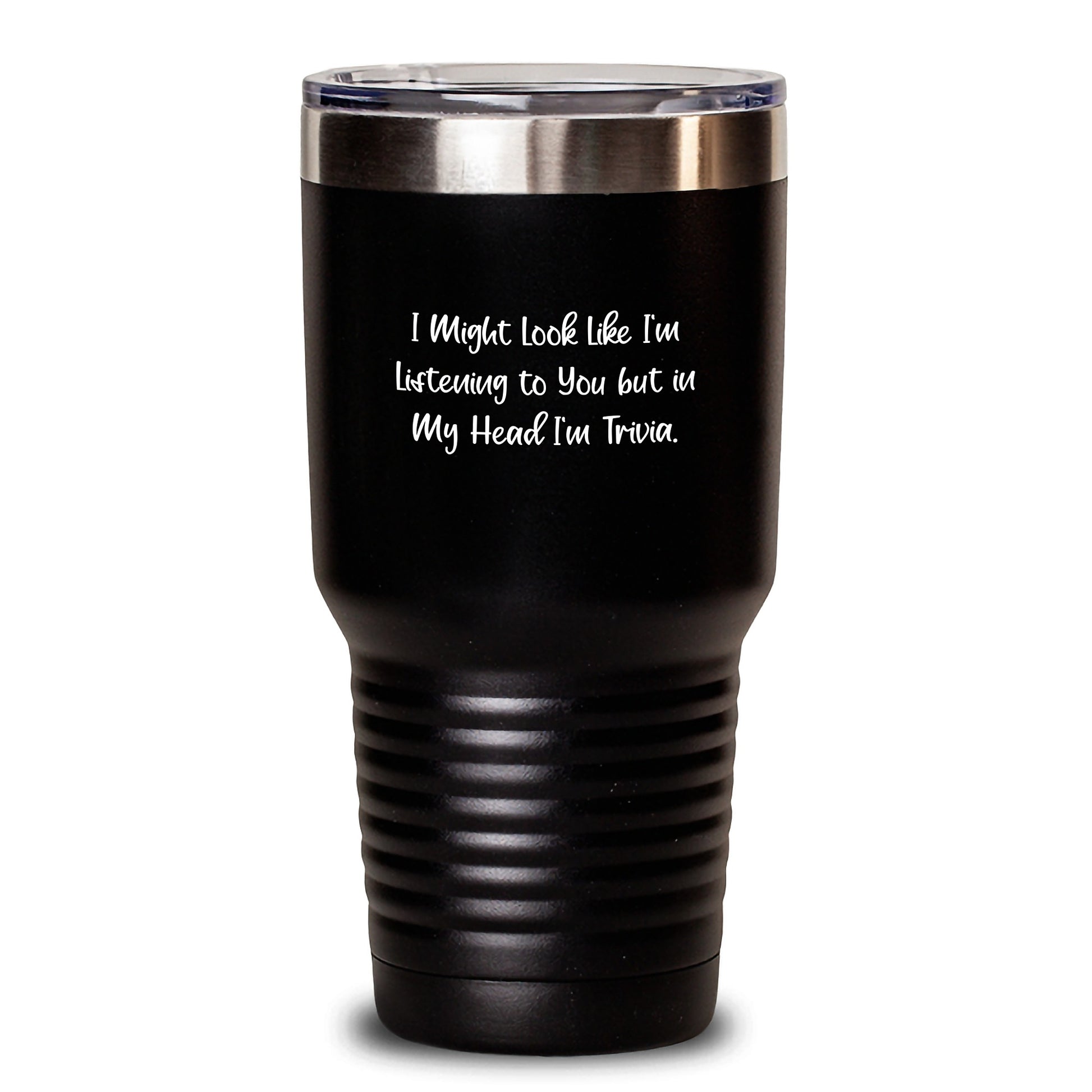 Trivia Gifts for Friends, Funny Quote Tumbler, Birthday Unique Presents from Men to Women - Main