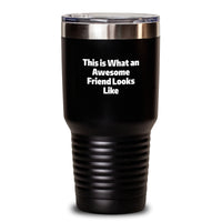 Load image into Gallery viewer, Funny Friend Gifts from Friends for Graduation - This Is What An Awesome Friend Looks Like Tumbler, 20oz/30oz Stainless Steel Vacuum Insulated Gift - Main
