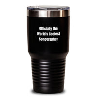 Load image into Gallery viewer, Funny Sonographer Gifts, Officially The World's Coolest Sonographer Tumbler, Christmas Unique Gifts for Men Women Friends Family - Main
