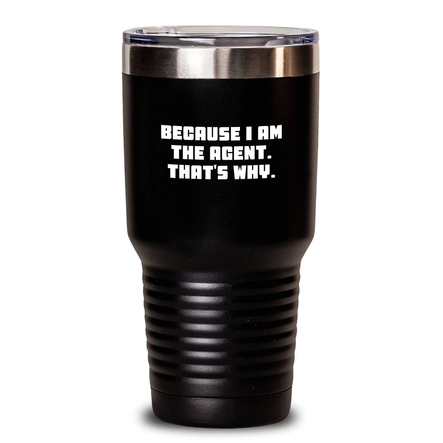 Funny Agent Quotes Tumbler, Gifts from Friends for Birthday Agent, 20oz 30oz Vacuum Insulated Tumbler - Main