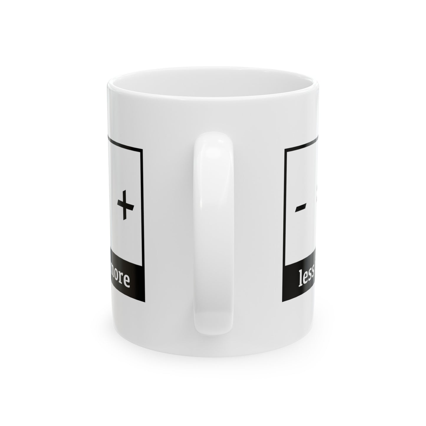 Math Teacher Funny Coffee Mug - Less is More Design | Teacher Appreciation Gift