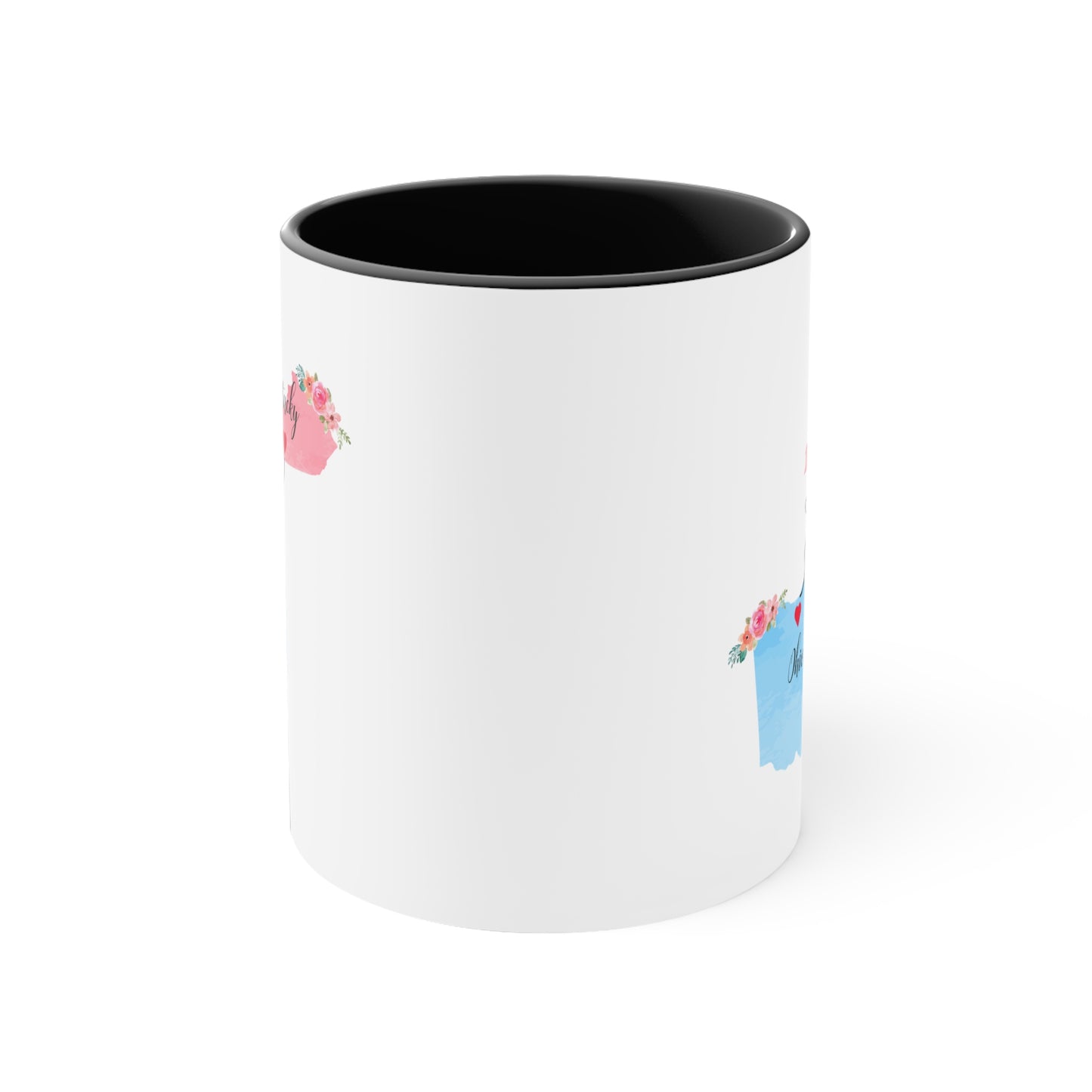 Long Distance Family Coffee Mug - Kentucky and Ohio Design | Moving Away Gift