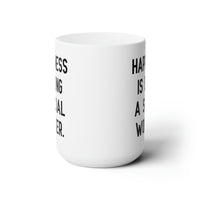 Load image into Gallery viewer, Social Worker Ceramic Coffee Mug - Happiness Is Being a Social Worker | Appreciation Gift

