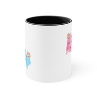 Load image into Gallery viewer, Long Distance Family Coffee Mug - New Mexico and Texas Design | Moving Away Gift
