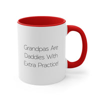 Load image into Gallery viewer, Grandpa Two Tone Coffee Mug - Grandpas Are Daddies With Extra! | Father&#39;s Day Gift
