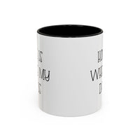 Load image into Gallery viewer, Dad Two Tone Coffee Mug - Home Is Where My Dad Is | Father&#39;s Day Gift

