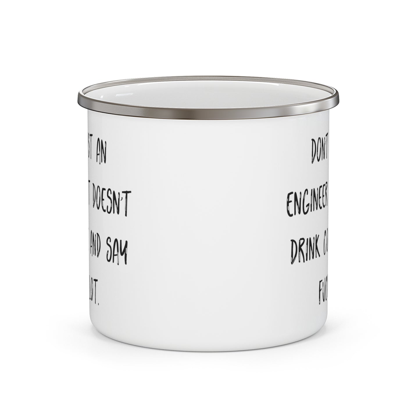 Gag Engineer Gifts, Don't Trust an Engineer That Doesn't Drink Coffee and Say, Inspire 12oz Camper Mug For Friends From Friends, Humor, Laugh, Gag, Present, Gift idea