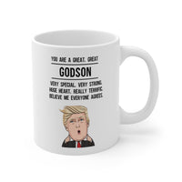 Load image into Gallery viewer, Godson Ceramic Coffee Mug - YOU ARE A GREAT, GREAT GODSON | Birthday &amp; Christmas Gift
