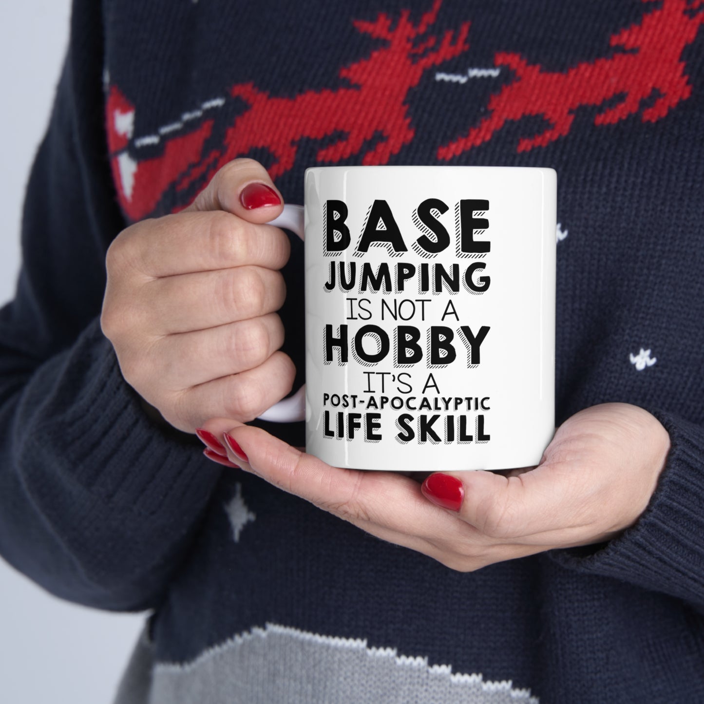 BASE Jumping Coffee Mug - Not a Hobby Design | Birthday Gift