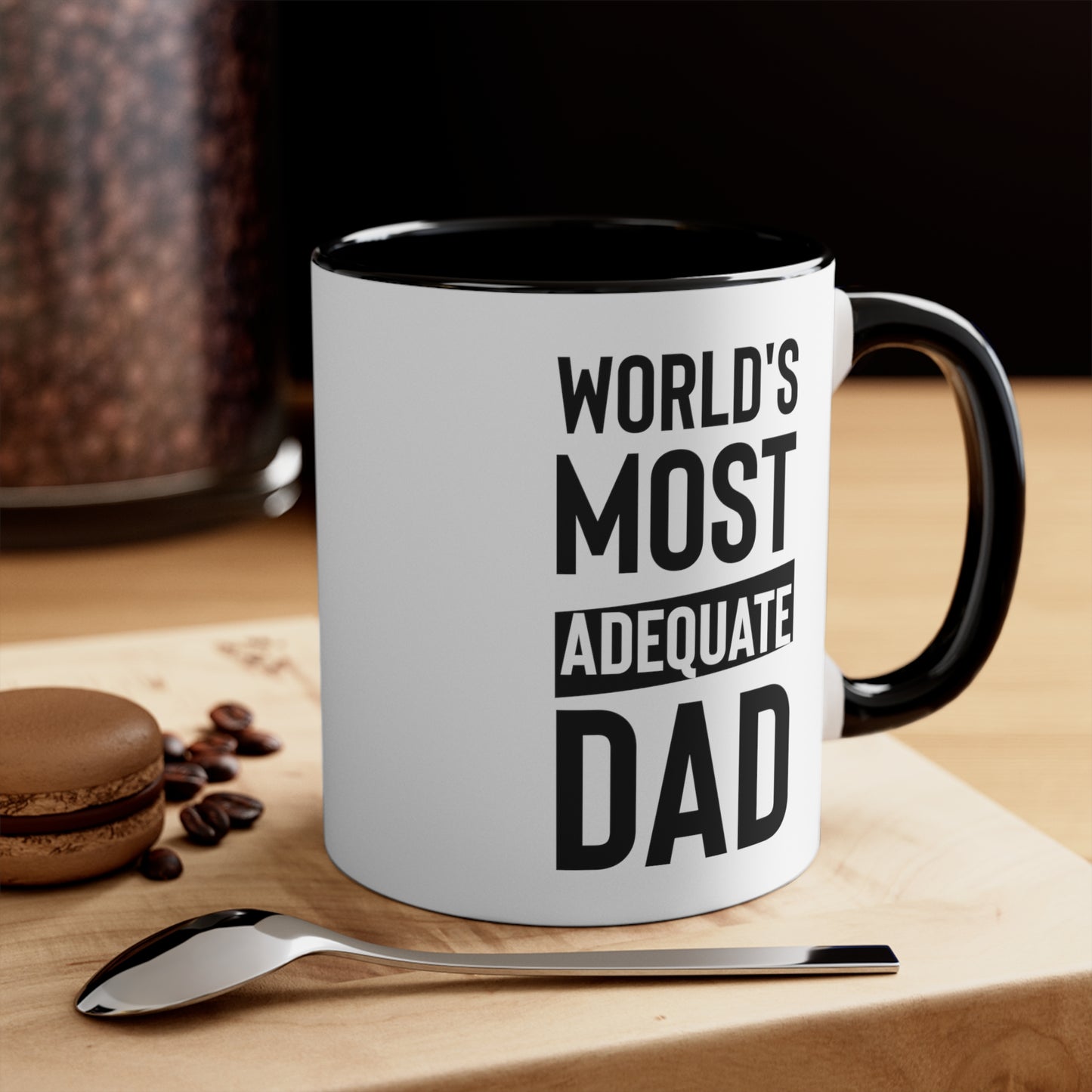 Dad Ceramic Coffee Mug - World's Most Adequate Dad | Father's Day Gift