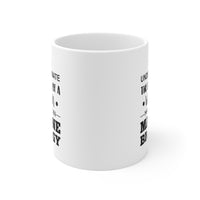 Load image into Gallery viewer, Never Underestimate The Power Of A Woman Majored In Marine Biology - Funny Marine Biologist Ceramic Coffee Cup
