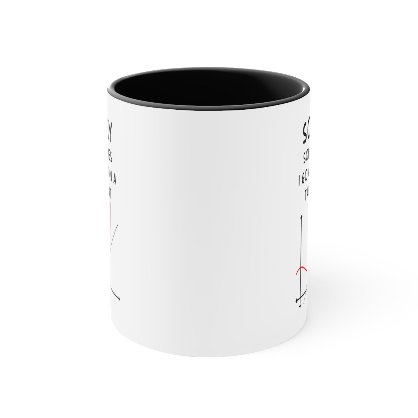 Engineer Coffee Mug - Sorry Sometimes I Go Off On A Tangent | Perfect Gift for Engineers