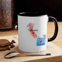 Load image into Gallery viewer, Long Distance Family Coffee Mug - California &amp; Colorado Design | Moving Away Gift
