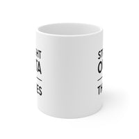 Load image into Gallery viewer, Funny Birthday Coffee Mug - Straight Outta My Thirties | Birthday Gift
