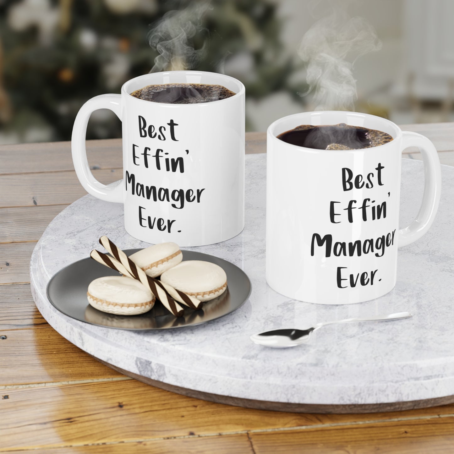 Manager Ceramic Coffee Mug - Best Effin' Manager Ever | Office Gift