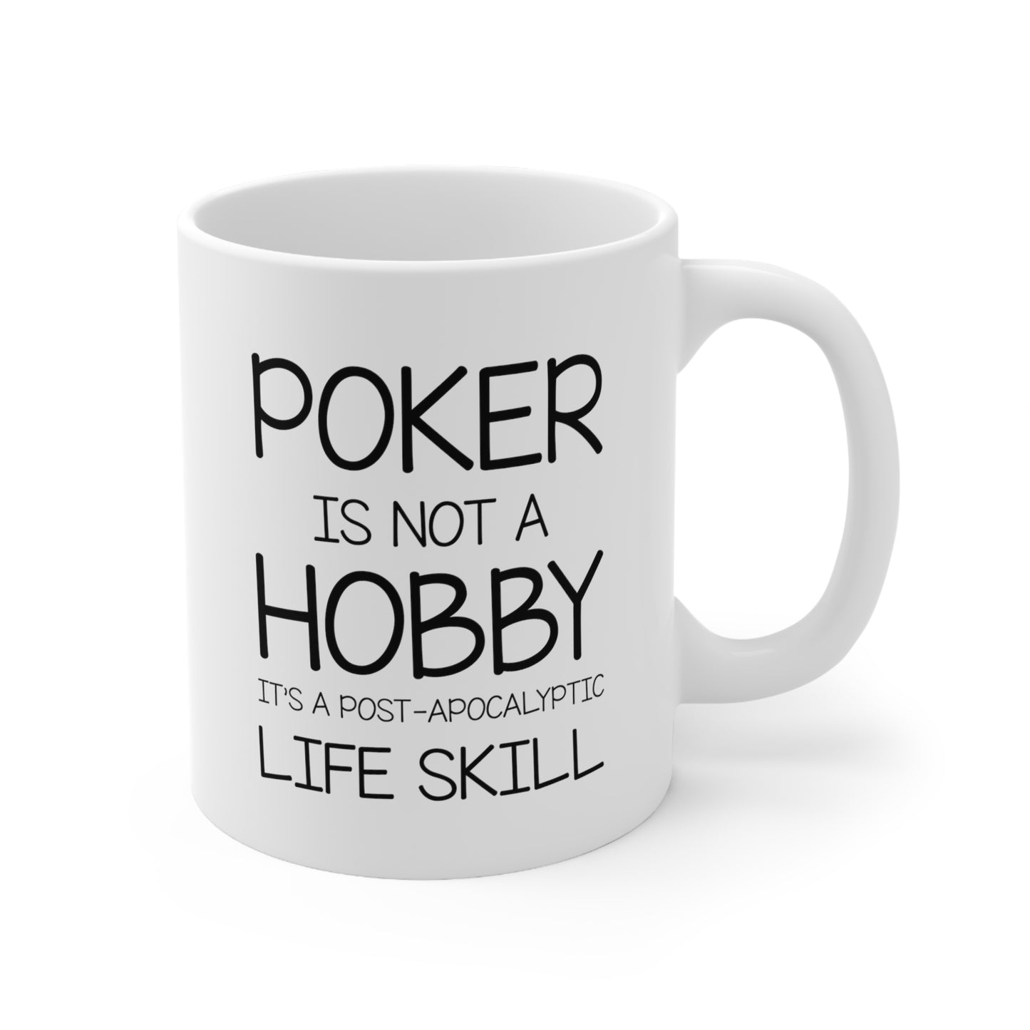 Poker Enthusiast Ceramic Coffee Mug - POKER IS NOT A HOBBY | Gift for Poker Lovers