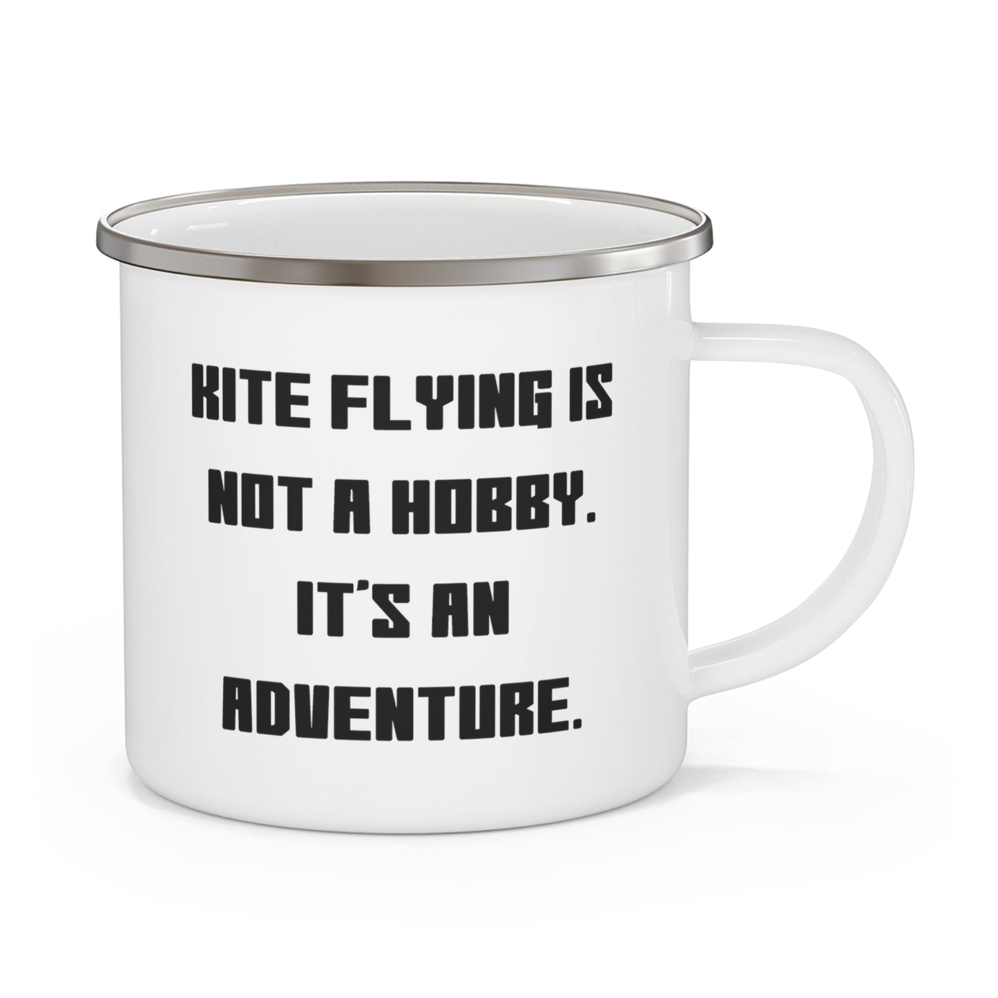Kite Flying Enthusiast Camping Mug - Adventure Awaits Design | Birthday Gift